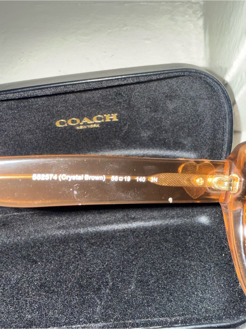 COACH Women's Brown Tortoiseshell Sunglasses EUC - Picture 4 of 8